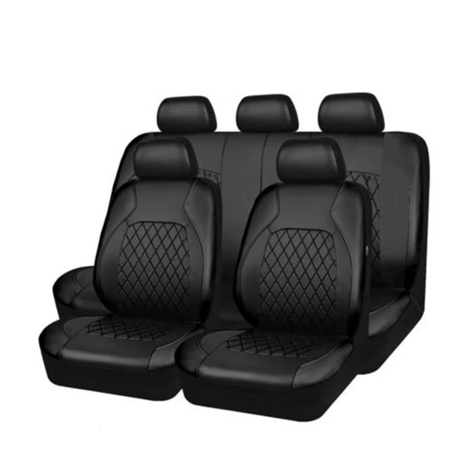 Autositzbezug Vollständiges Set Aus PU-Leder Für Vier Jahreszeiten, Anwendbar Als Sitzbezug Für Die Meisten Fahrzeuge Als Sitzkissen Sitzschoner Auto(D) von LPAKMGAGEL