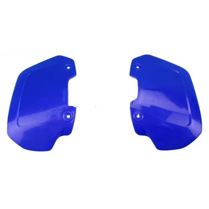 Handschützer 7 Farben Universal Motorrad Handprotektoren Windschutzscheibe Rising Motorrad Handschützer Kunststoff Abdeckung Extension Kit Windschutzscheibe Motorrad-Handschützer(Blue) von LPAKMGAGEL