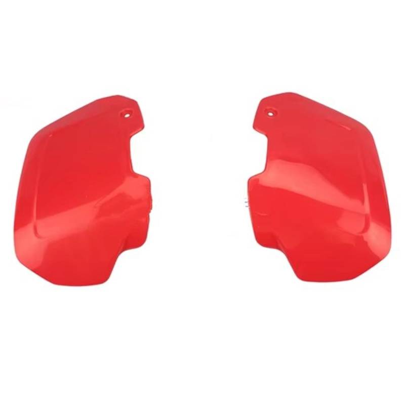 Handschützer 7 Farben Universal Motorrad Handprotektoren Windschutzscheibe Rising Motorrad Handschützer Kunststoff Abdeckung Extension Kit Windschutzscheibe Motorrad-Handschützer(Red) von LPAKMGAGEL