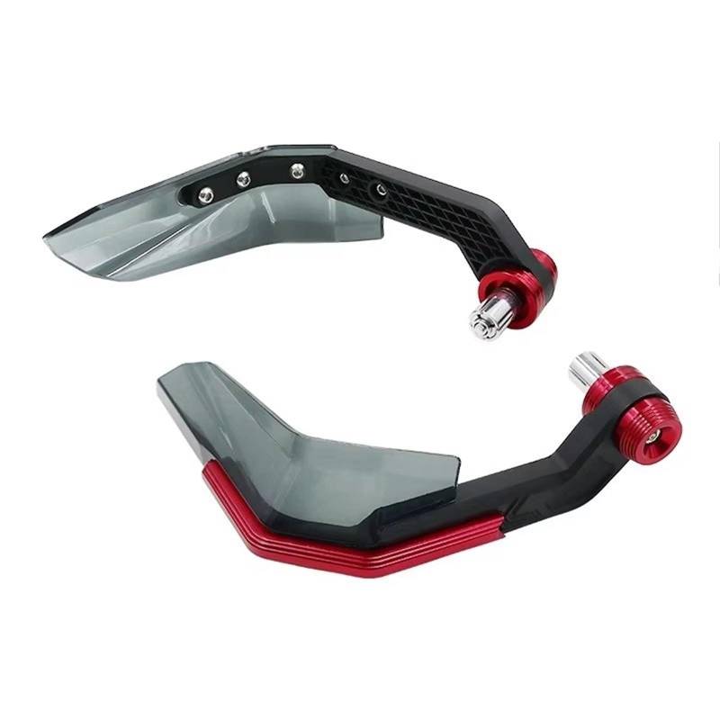 Handschützer Universal Motorrad Handschutz Handschutz Schild Winddicht Schutz Änderung Schutz Getriebe Aluminium Legierung Motorrad-Handschützer(Red) von LPAKMGAGEL