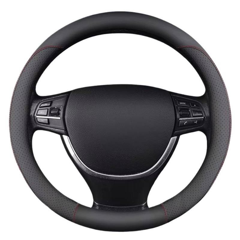 Lenkradhülle 38 cm Typ OD Auto Anti-Rutsch-Lenkradabdeckung Universelle Auto-Lenkrad-Schutzabdeckung Lenkrad Abdeckung(Black) von LPAKMGAGEL