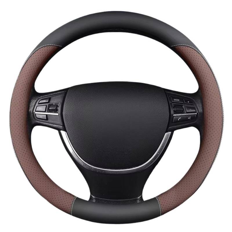 Lenkradhülle 38 cm Typ OD Auto Anti-Rutsch-Lenkradabdeckung Universelle Auto-Lenkrad-Schutzabdeckung Lenkrad Abdeckung(Type O Black Coffee) von LPAKMGAGEL