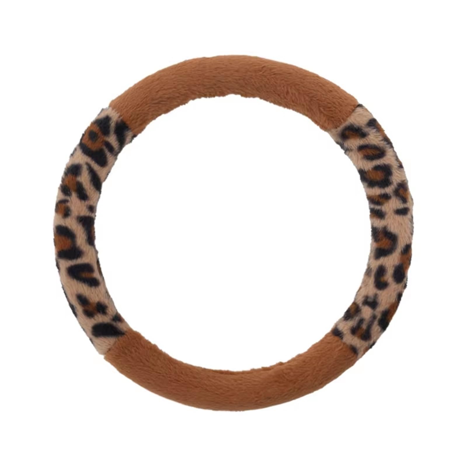 Lenkradhülle Autogriffabdeckung Göttin Autolenkradabdeckung Leopardenmuster Autolenkradabdeckung Plüsch Winter Warm rutschfest Lenkrad Abdeckung(Bao wen-er-1PCS) von LPAKMGAGEL