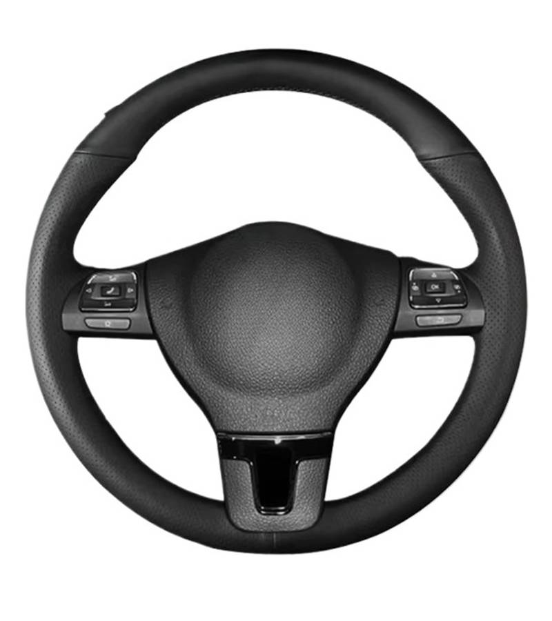 Lenkradhülle Für Golf 6 Für Polo Für Santana Für Jetta Für Mk6 Lenkrad Abdeckung Griff Abdeckung Innen Auto Zubehör Lenkrad Abdeckung von LPAKMGAGEL