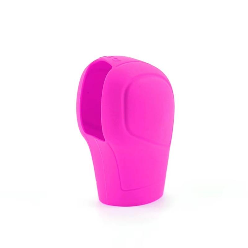 Schalthebelbezug Auto-Silikon-Automatik-Schaltknauf-Abdeckung, Rutschfester Schaltknauf, Universal-Passform, Schaltgriff, Nicht Brennbares Material Schaltknauf Cover(Pink) von LPAKMGAGEL