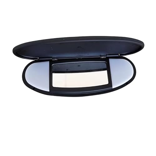 Sonnenschutz Auto Auto Sonnenblende Sonnenschirm Panel Gehäuse Abdeckung Für MINI Cooper Für D JCW Für R55/R56R57/R59/R60 Innen Zubehör Autofenster Sonnenschutz(Black-Lamp Slice) von LPAKMGAGEL