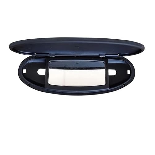Sonnenschutz Auto Auto Sonnenblende Sonnenschirm Panel Gehäuse Abdeckung Für MINI Cooper Für D JCW Für R55/R56R57/R59/R60 Innen Zubehör Autofenster Sonnenschutz(Black-No Lamp Slice) von LPAKMGAGEL