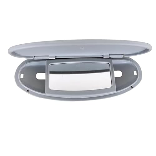 Sonnenschutz Auto Auto Sonnenblende Sonnenschirm Panel Gehäuse Abdeckung Für MINI Cooper Für D JCW Für R55/R56R57/R59/R60 Innen Zubehör Autofenster Sonnenschutz(Gray-No Lamp Slice) von LPAKMGAGEL