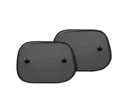 Sonnenschutz Auto Auto-Sonnenschutz, Anti-Ultraviolett-Autovorhang, 2 Stück, Schwarzes Nylonnetz, Seitenfensternetz, Auto-Innenausstattung Autofenster Sonnenschutz(30x50CM) von LPAKMGAGEL
