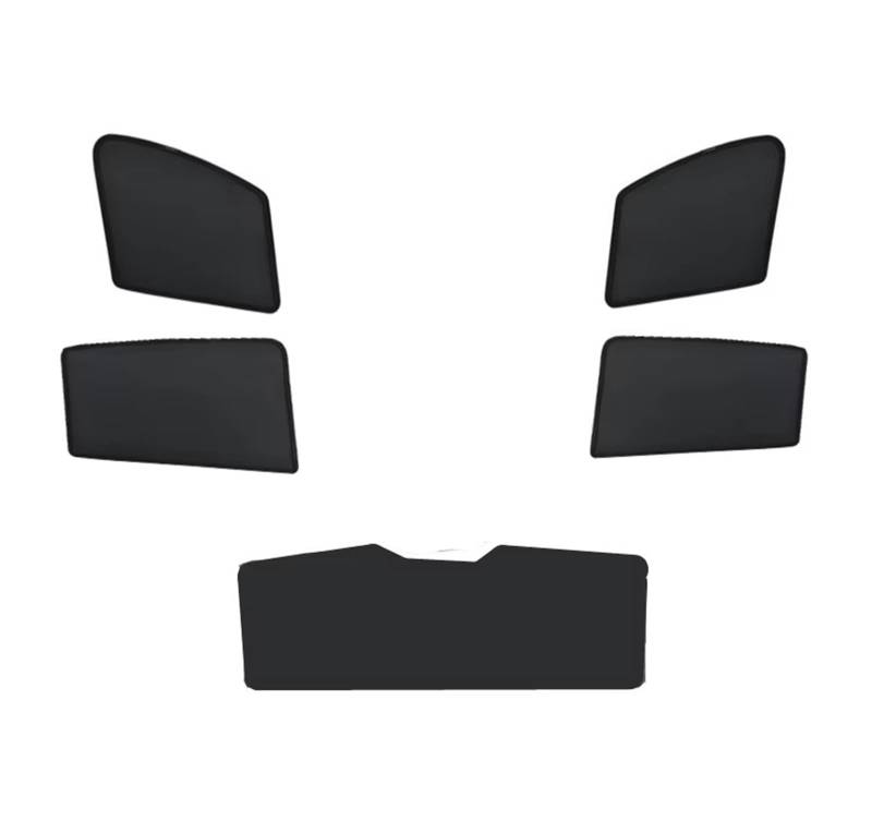 Sonnenschutz Auto Für Haval Für H9 Für MK2 2024 2025 2026 Sonnenschutz Fenster Windschutzscheibe Magnetvorhänge Schutzvisier Autozubehör Autofenster Sonnenschutz(5PCS Set) von LPAKMGAGEL