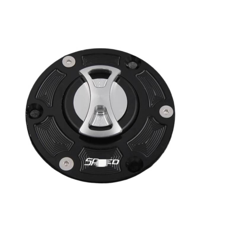 LPBRMDJW Motorrad-Tankdeckel Für Triumph Speed ​​Triple 1050 2005–2010, Speed ​​Triple 955i Alle Baujahre, CNC-schlüssellose Motorrad-Tankdeckelabdeckung von LPBRMDJW