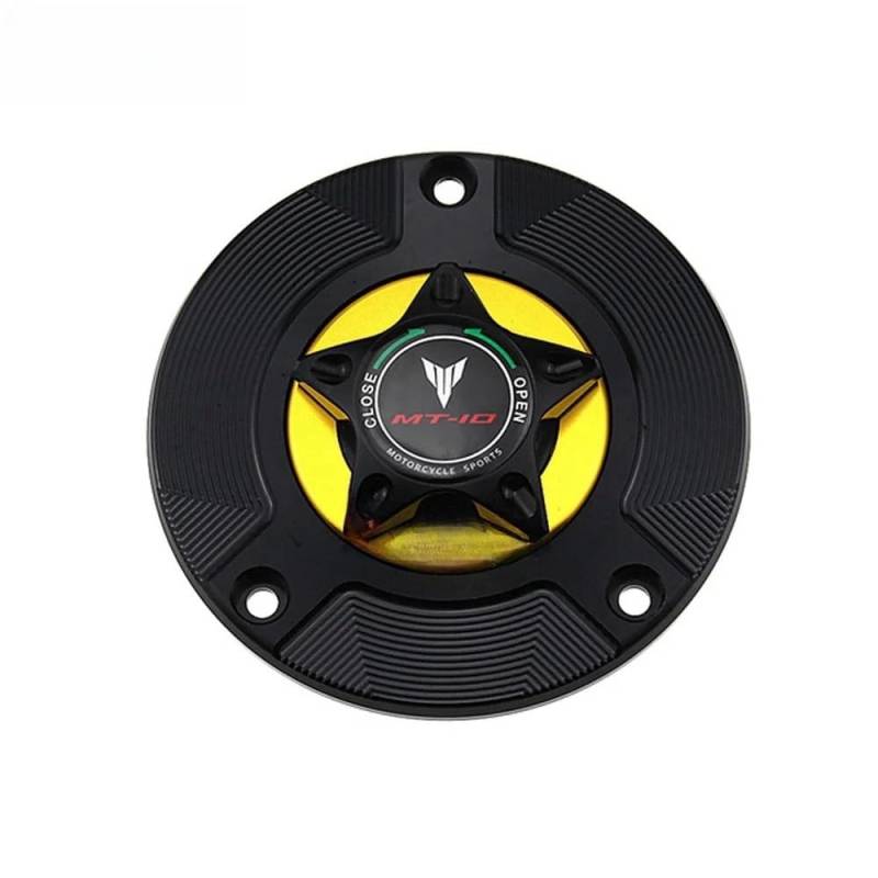 LPBRMDJW Motorrad-Tankdeckel Für Yam&aha MT-10 MT10 MT 10 2016 2018 16 18 Logo Keyless Motorrad Zubehör Kraftstoff Tankdeckel Abdeckung von LPBRMDJW
