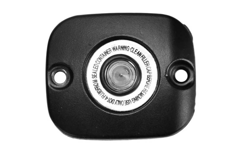LPBRMDJW Motorrad-Tankdeckel Motorrad Chrom Schwarz Hauptbremszylinder Abdeckung Für Har&Ley Dyna Softail Fat Boy Touring Road King Trike Sportster XL von LPBRMDJW
