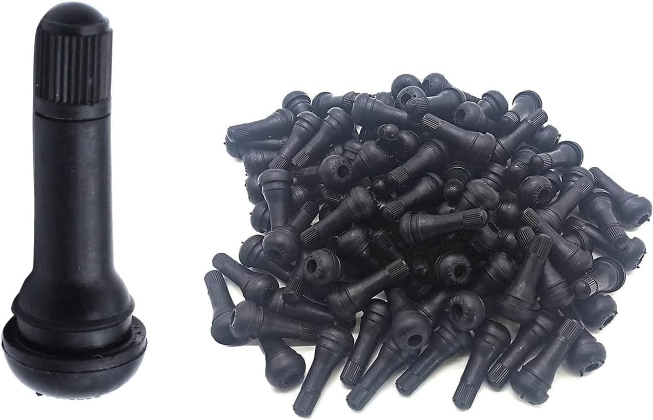 100 Stück Motorrad Roller TR414 Schlauchlose Reifenventile TR412 Gummiventile Reifenventil Felgenventile Für ATV, Rasenmäher, Etc. 100 Stück Motorrad Roller TR414 Schlauchlose Reifenventile TR412 Gummiventile Reifenventil Felgenventile Für ATV, Rasenmäher, Etc. von LPFIDI