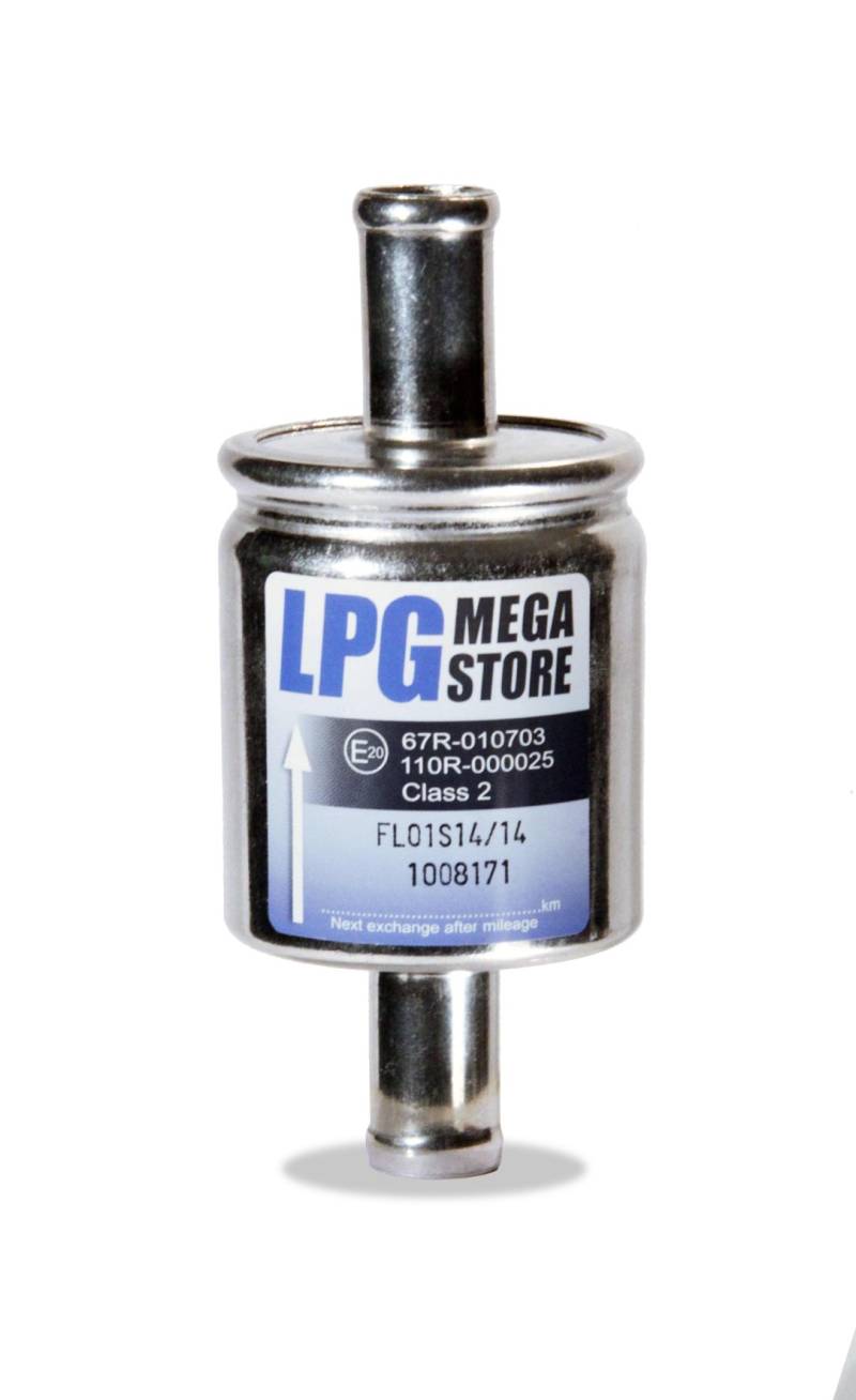 Gasfilter 14mm Autogas, LPG, GPL Filter Universell von LPG-Megastore