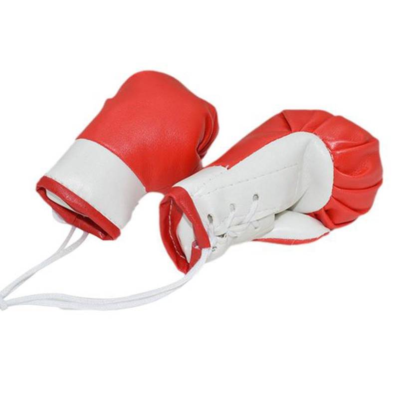 -Boxhandschuhe |2 Stück Miniatur Stanzhandschuhe Zum Aufhängen Am Autospiegel | Boxhandschuhe Für | Auto Spiegel Boxhandschuhe Miniatur Boxzubehör | Boxhandschuhe Für Home Car Bag Decor von LPORF