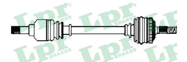 Antriebswelle Vorderachse links LPR DS37101 von LPR