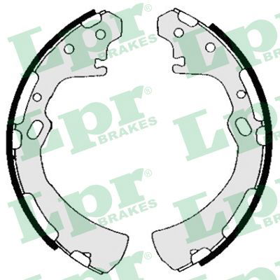 Bremsbackensatz Hinterachse LPR 05700 von LPR
