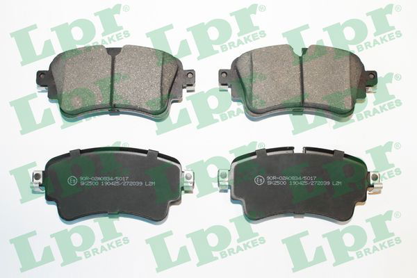 Bremsbelagsatz, Scheibenbremse Hinterachse LPR 05P2039 von LPR
