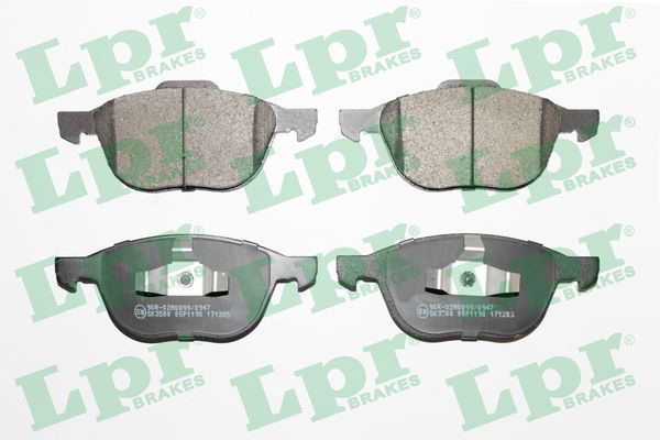 Bremsbelagsatz, Scheibenbremse Vorderachse LPR 05P1190 von LPR