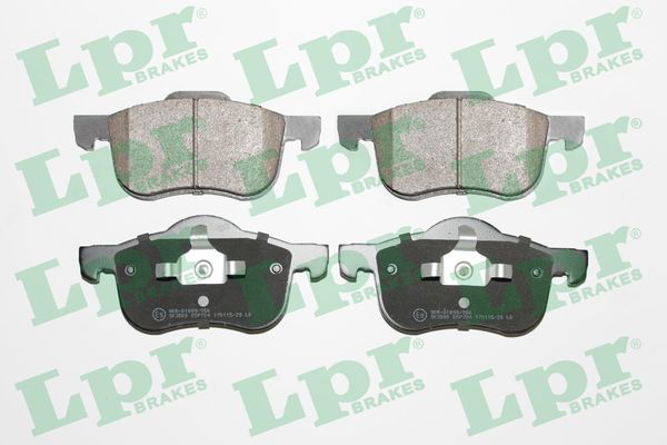 Bremsbelagsatz, Scheibenbremse Vorderachse LPR 05P704 von LPR