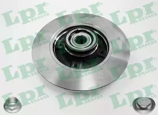 LPR Bremsscheibe PEUGEOT,CITROËN C1005PCA C1005PCA,4246Z9 Bremsscheiben,Scheibenbremsen von LPR