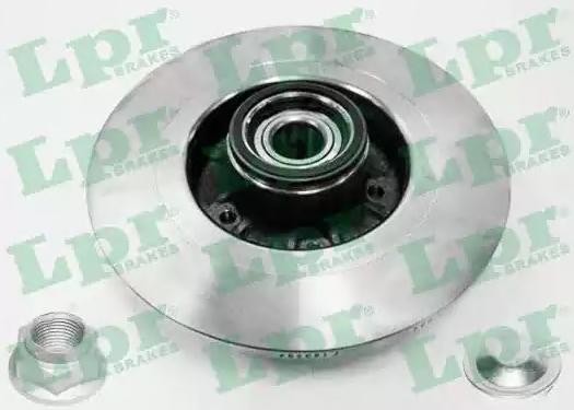 LPR Bremsscheibe RENAULT R1004PCA R1004PCA,7701472838,7701713008 Bremsscheiben,Scheibenbremsen 8200209774,8200367094,8200655249,8660001813,8671018108 von LPR