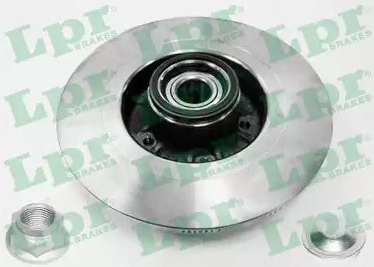 LPR Bremsscheibe RENAULT R1004PCA 7701472838,7701713008,8200209774 Bremsscheiben,Scheibenbremsen 8200367094,8200655249,8660001813,8671018108,R1004PCA von LPR