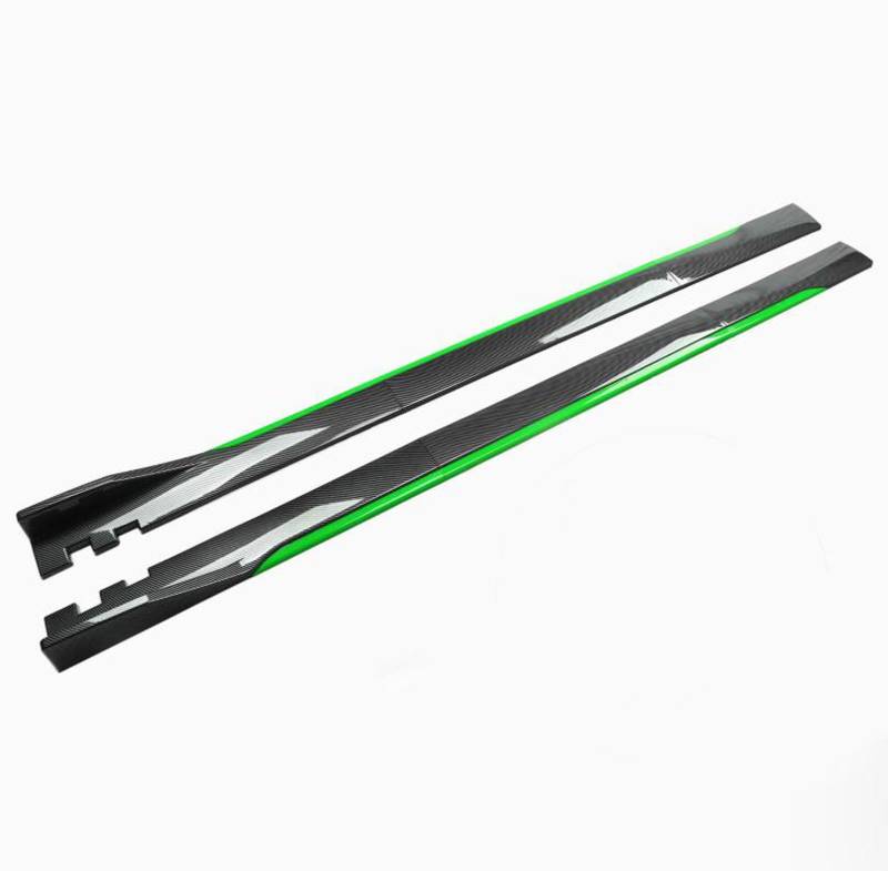 LPTBDTT Auto Seitenschweller für CR-V 2002-2017 2018 2019 2020 2021 2022 2023 2024 2025, Anti Crash Seitentrittleistenpedale Rocker Splitter Karosserie-Kit, Auto Zubehör,Carbon Look-B von LPTBDTT