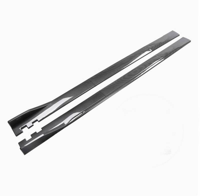LPTBDTT Auto Seitenschweller für Haval H2s H2 2016-2020 2021 2022 2023 2024, Anti Crash Seitentrittleistenpedale Rocker Splitter Karosserie-Kit, Auto Zubehör,Carbon Look-A von LPTBDTT