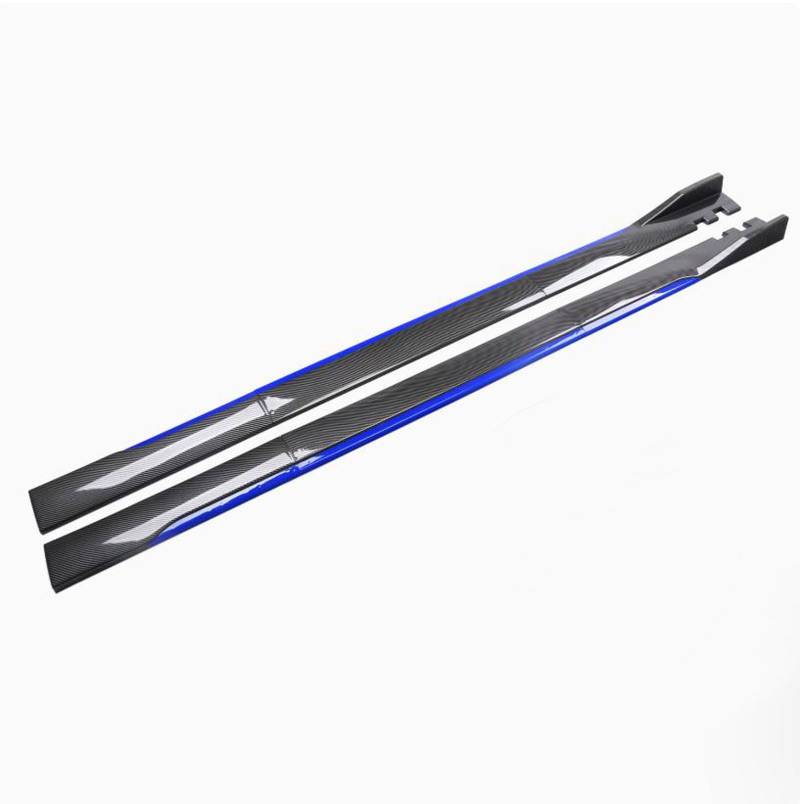 LPTBDTT Auto Seitenschweller für Haval H4 I 2017-2020 2021 2022 2023 2024, Anti Crash Seitentrittleistenpedale Rocker Splitter Karosserie-Kit, Auto Zubehör,Carbon Look-F von LPTBDTT