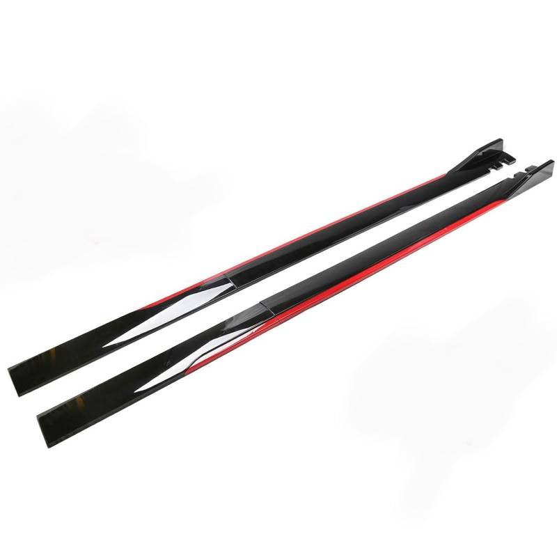 LPTBDTT Auto Seitenschweller für Haval H4 I 2017-2020 2021 2022 2023 2024, Anti Crash Seitentrittleistenpedale Rocker Splitter Karosserie-Kit, Auto Zubehör,Glossyblack-D von LPTBDTT