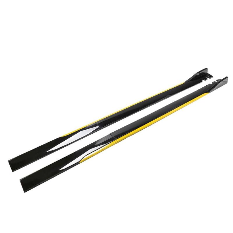 LPTBDTT Auto Seitenschweller für Haval H4 I 2017-2020 2021 2022 2023 2024, Anti Crash Seitentrittleistenpedale Rocker Splitter Karosserie-Kit, Auto Zubehör,Glossyblack-E von LPTBDTT