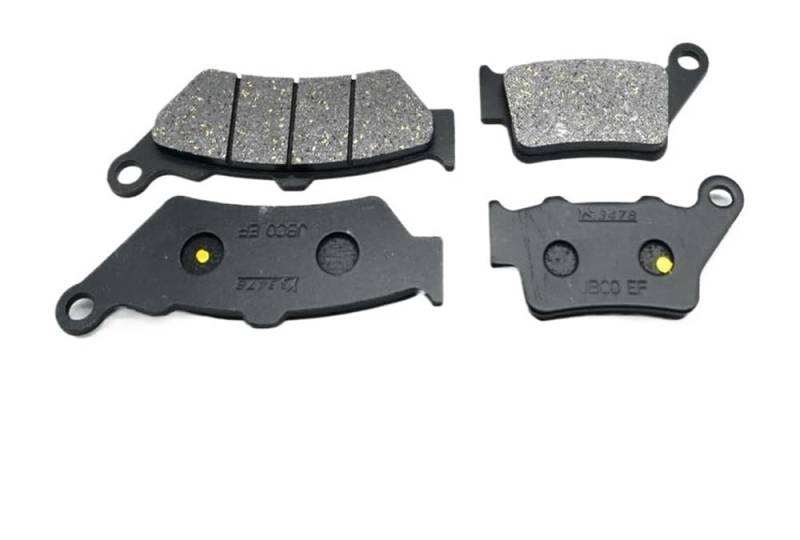 LPUYTRB Bremsbeläge Für XT660R 2004-2016 Motorrad Vorne Hinten Bremsscheibe Pads Kits Set Teile von LPUYTRB