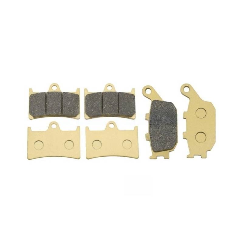 LPUYTRB Bremsbeläge Motorrad Vorne Und Hinten Bremsbeläge Scheibenbremsbeläge Für FZ1N FZ6 Für Fazer S2 FZ8N FZ8 FZ1 YZF R6 R1 Für MT-10 MT10 SP XSR 900 von LPUYTRB