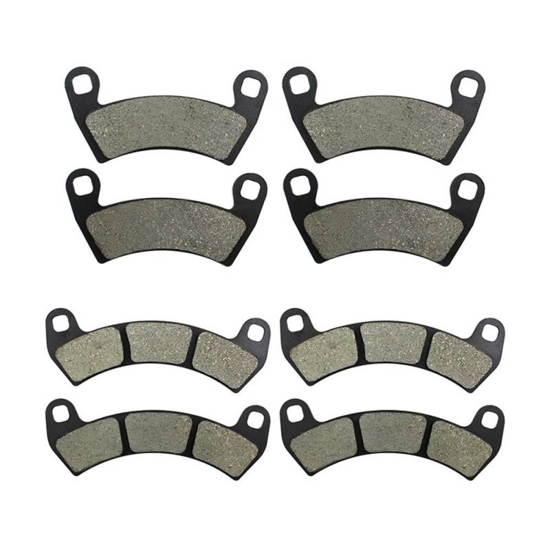LPUYTRB Bremsbeläge Motorradteile Vorne Hinten Bremsbeläge Scheiben Für RZR XP 4 Für Turbo XP Für Turbo Pro Für Turbo FA680 FA656 2016 2017 2018 2019 2020 von LPUYTRB