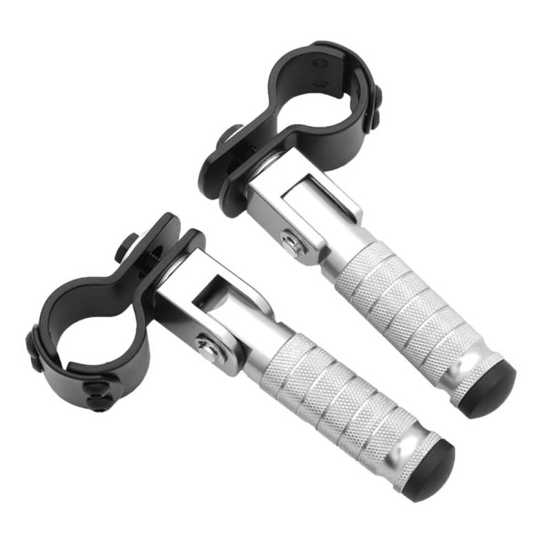 Pedalrasten 2Pcs M8 Universal Motorrad Klapp Fußstützen Passagier Fußstütze Pedal Hinten Fußrasten Set CNC Aluminium Motorrad Teil von LPUYTRB