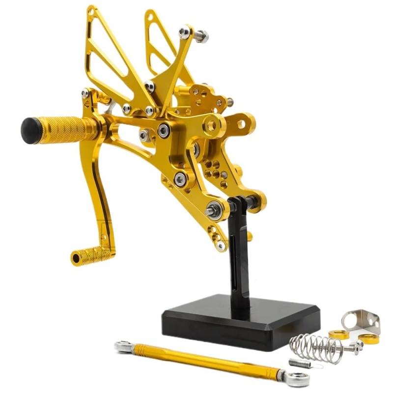 Pedalrasten CNC Motorrad Einstellbare Fußrastenanlage Fußstützen Fußstütze Fußrasten Pedal Für YZF R1 1998-2003 2002 2001 2000 1999 1998 von LPUYTRB