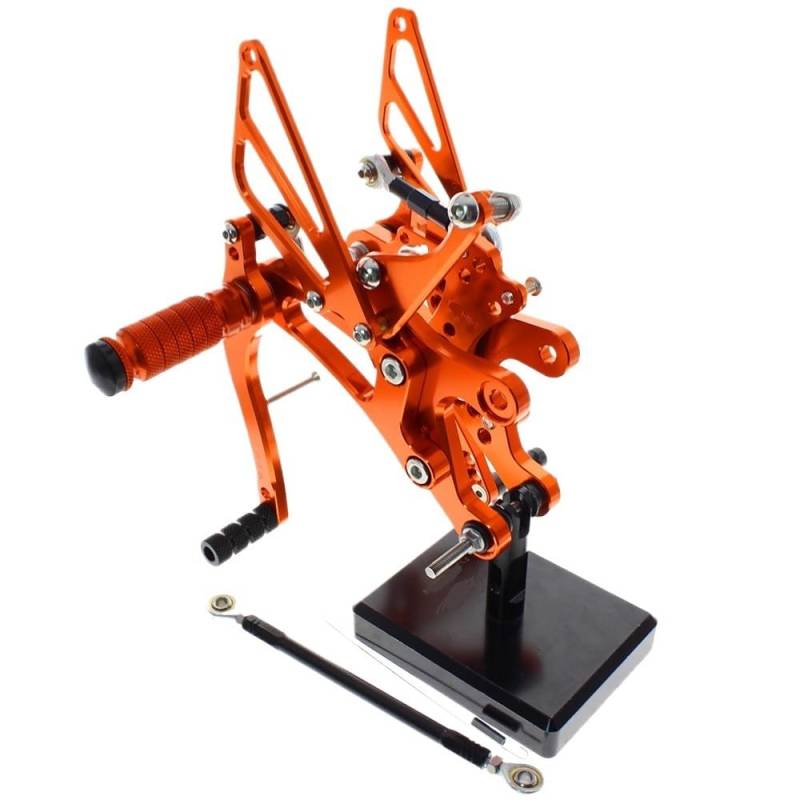 Pedalrasten CNC Motorrad Einstellbare Fußrastenanlage Fußstützen Fußstütze Fußrasten Pedal Für YZF R1 1998-2003 2002 2001 2000 1999 1998 von LPUYTRB