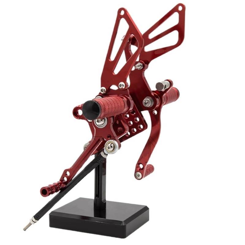 Pedalrasten CNC Motorrad Fußrastenanlage Hinten Gesetzt Fußrasten Pedal Fußstütze Für GSXR 750 600 GSXR600 GSXR750 1997-2005 1998 K1 K2 K3 K4 K5 von LPUYTRB