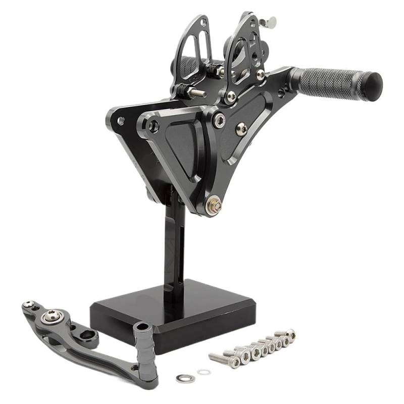 Pedalrasten Für BU&ELL XB9S XB12S XB9R XB12R Aluminium Motorrad Fußrastenanlage Fußrasten Pedal Fuß Peg Einstellbare Fußstütze Hinten Set Fußstütze von LPUYTRB