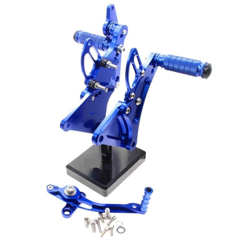 Pedalrasten Für BU&ELL XB9S XB12S XB9R XB12R Aluminium Motorrad Fußrastenanlage Fußrasten Pedal Fuß Peg Einstellbare Fußstütze Hinten Set Fußstütze von LPUYTRB