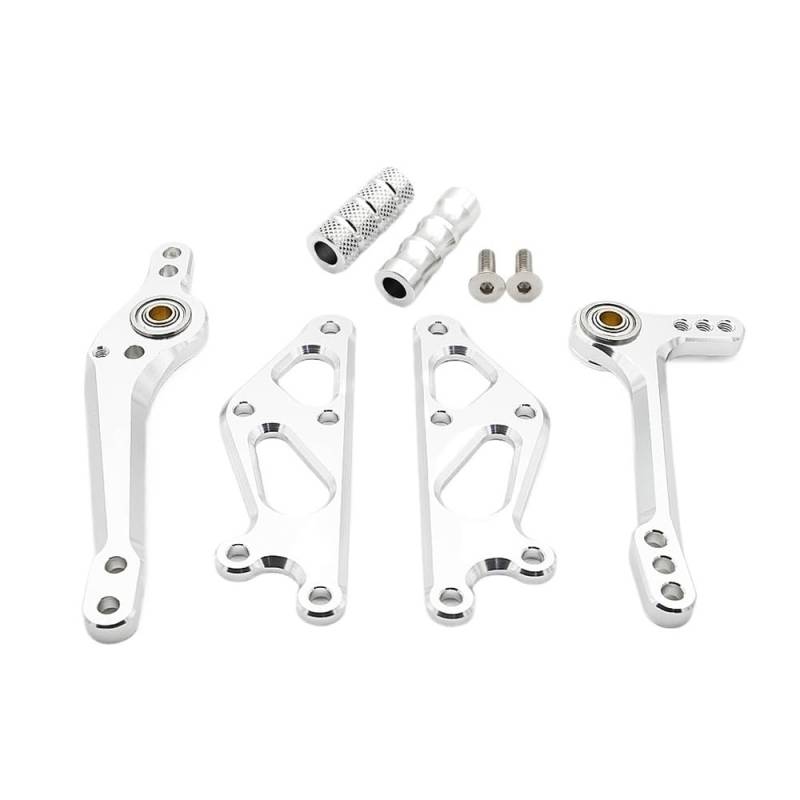 Pedalrasten Für GSXR1000 GSXR 1000 2007-2008 Motorrad Vorne Hinten Passagier Fußrasten Pedale Halterung Zubehör von LPUYTRB