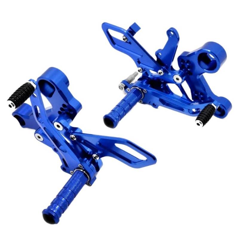 Pedalrasten Für MT09 FZ09 MT-09 FZ-09 MT 09 2013 2014 2015 2016 Motorrad CNC Einstellbare Fußrastenanlage Hinten Set Fußrasten Pedal Fußstütze von LPUYTRB