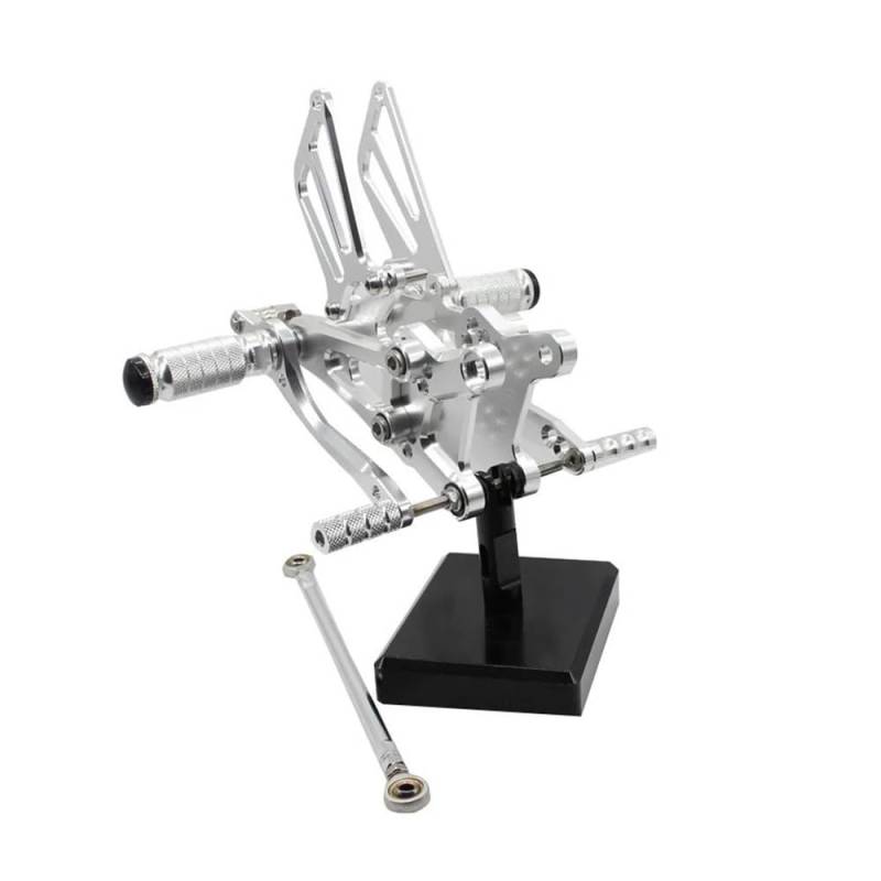 Pedalrasten Fußrastenanlage Fußstütze Fußrastenpedal CNC Aluminium Motorrad Hinterfußrasten Für CBR600 F4I 2001-2007 2006 2005 2004 2003 2002 von LPUYTRB
