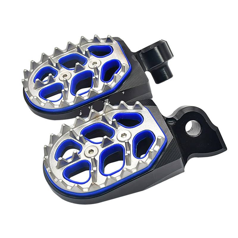 Pedalrasten Motorrad CNC Fuß Peg Pedal Fußstütze Für YZ 65 85 125 250 YZ250F YZ450F YZ125X YZ250X YZ250FX YZ450FX WR250F WR450F R von LPUYTRB