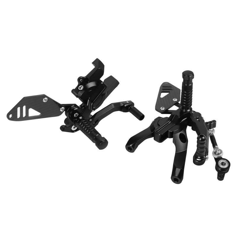 Pedalrasten Motorrad Einstellbare Fußrastenanlage Fußstütze Fußstütze Hinten Gesetzt Fußrasten Pedal Für Panigale V2 V2S V2R STR&EET Fig&hter V2 22-23 von LPUYTRB