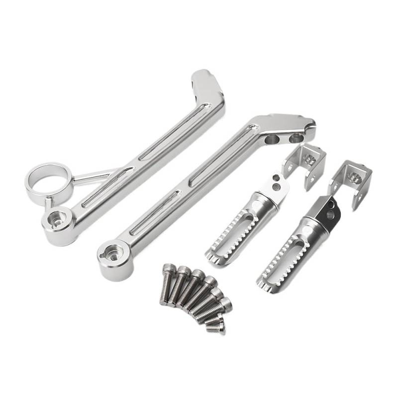 Pedalrasten Motorrad Fußrasten Hinten Passagier Fußrasten Fußrasten Pedal Halterung Aluminium Für RnineT RNINET R NineT NINET R9T 2014- von LPUYTRB