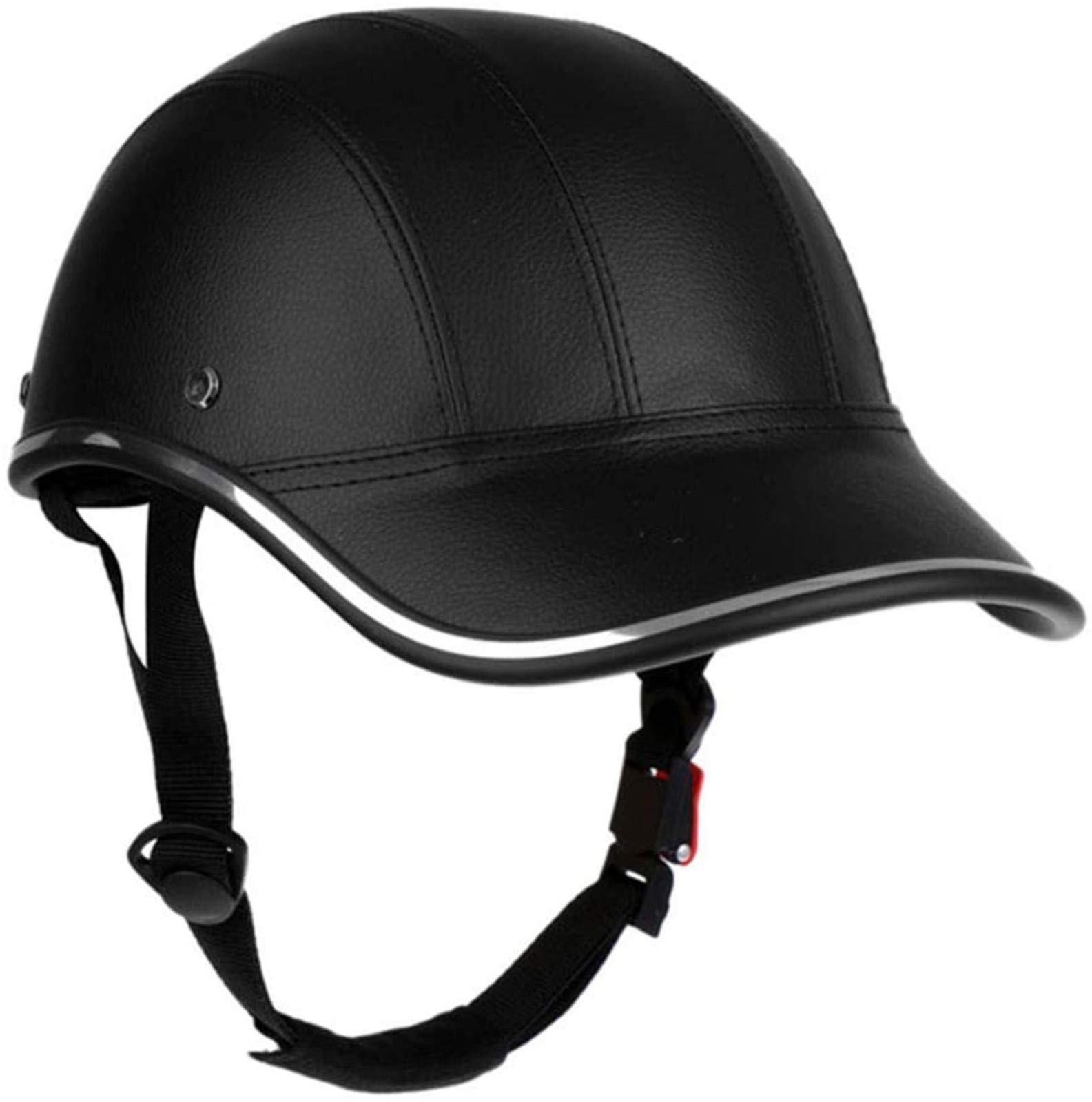 Unisex Moto Helmets Baseball Kappe Brain-Cap Halbschale Jet-Helm Motorrad-Helm Roller-Helm Retro Cruiser Chopper Bike Mofa Scooter Schutzhelm ECE-Zulassung, B,54-62cm Unisex Moto Helmets Baseball Kappe Brain-Cap Halbschale Jet-Helm Motorrad-Helm Roller-Helm Retro Cruiser Chopper Bike Mofa Scooter Schutzhelm ECE-Zulassung, B,54-62cm von LPXPLP