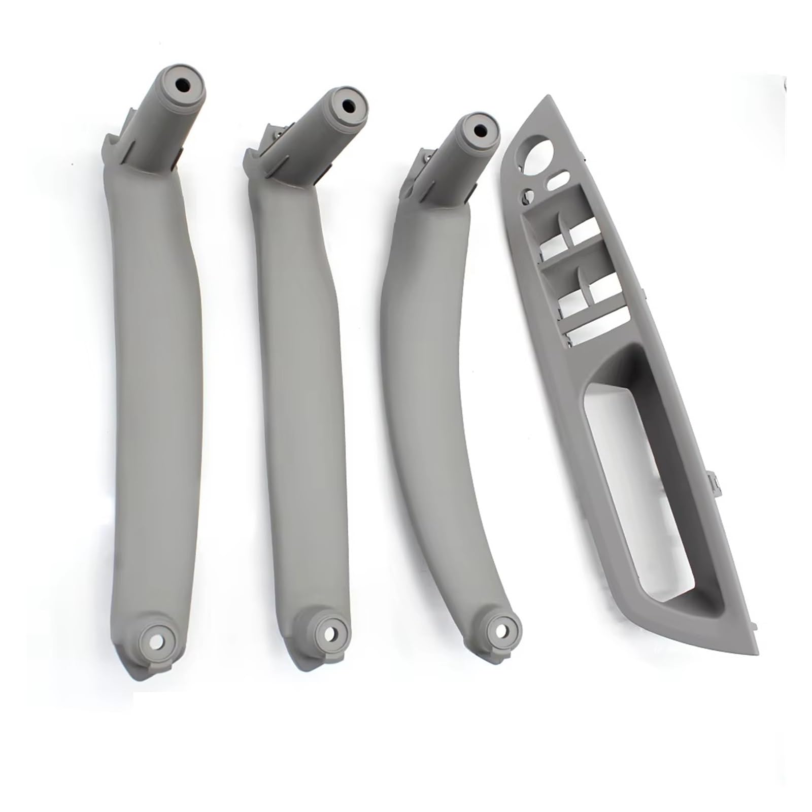 4PCS Set Auto Front Fahrer Tür Griff Armlehne Abdeckung Innen Tür Pull Griff Panel Trim Abdeckung Für X5 Für X6 Für E70 Für E71 2007-2013 Auto Griff Innentür(Gray RHD 4PCS Set) von LPXYZD
